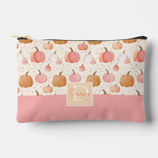 Waterverf Pompoen Herfst Patroon Etui (Voorkant)