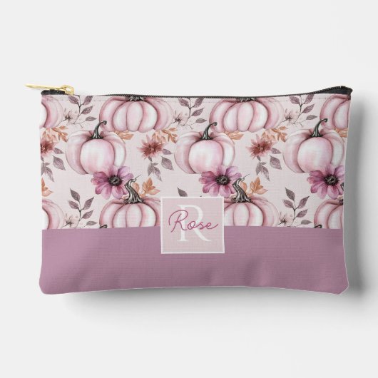 Waterverf Pompoen Herfst Patroon Etui (Voorkant)