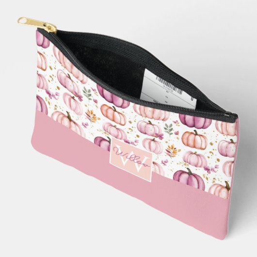 Waterverf Pompoen Herfst Patroon Etui (Open)