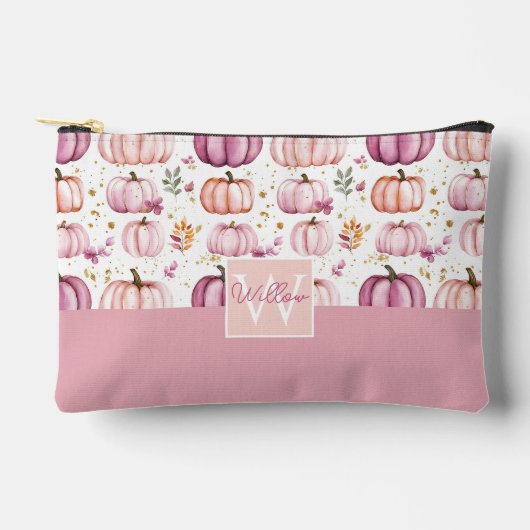 Waterverf Pompoen Herfst Patroon Etui (Voorkant)