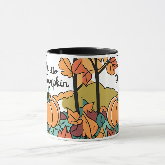 Waterverf pompoen: Herfst vieren met de herfst Mok (Midden)