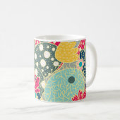 Waterverf pompoen: herfstpatroon Koffiemok (Voorkant rechts)