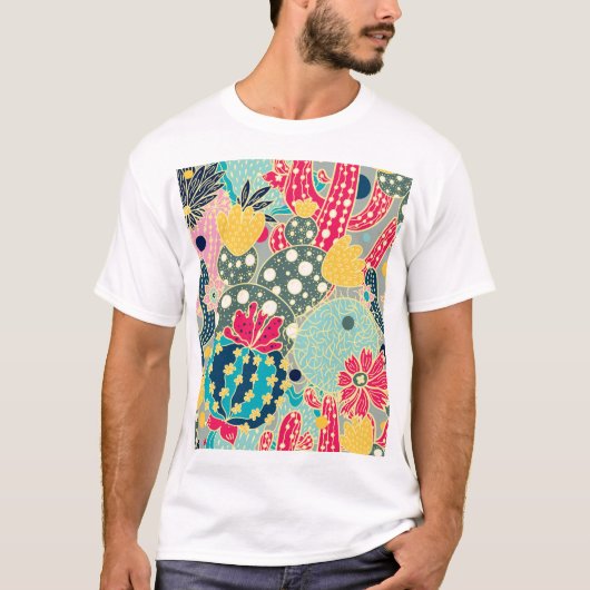 Waterverf pompoen: herfstpatroon T-shirt (Voorkant)