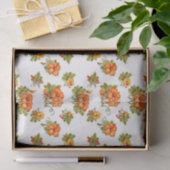 Waterverf pompoen herfstpatroon tissuepapier (Geschenk)