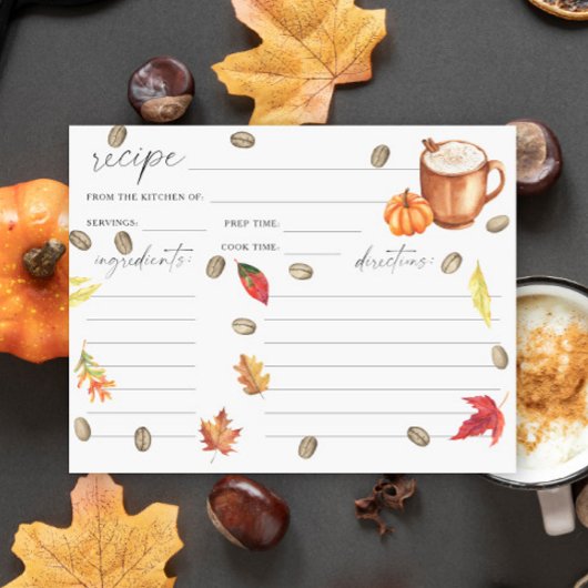 Waterverf pompoen koffie vrijgezellenfeest recept