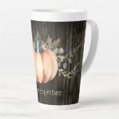 Waterverf Pompoen Latte Mok (Rechterhoek)