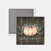 Waterverf Pompoen Magneet (Voorkant / Achterkant)