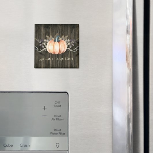 Waterverf Pompoen Magneet (Insitu (Koelkast))