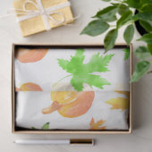 Waterverf Pompoen & Maple Leaf Pattern Tissuepapier (Geschenk)