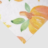 Waterverf Pompoen & Maple Leaf Pattern Tissuepapier (Detail)