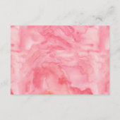 Waterverf Pompoen Meisje Baby shower Breng een Boe Informatiekaartje (Achterkant)