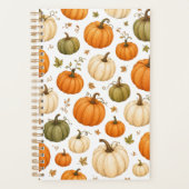 Waterverf Pompoen Patroon Herfst Pompoenen Planner (Voorkant)