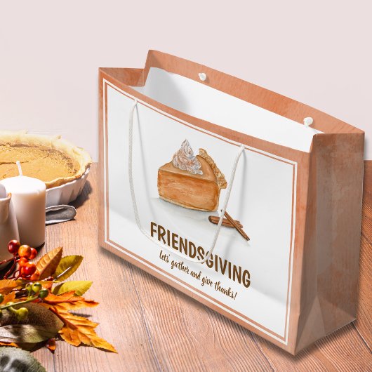 Waterverf Pompoen Pie Friendsgiving Thanksgiving Groot Cadeauzakje