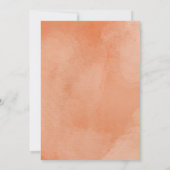 Waterverf Pompoen Pie Friendsgiving Thanksgiving Kaart (Achterkant)