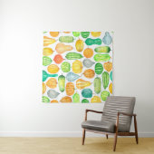 Waterverf pompoen, pompoen, naadloos pijpen wandkleed (In Situ (horizontaal))