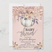 Waterverf pompoen Roos Gold Glitter Drivers Kaart (Voorkant)