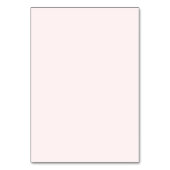 Waterverf Pompoen Roze Bow Tafelnummer Teken (Achterkant)