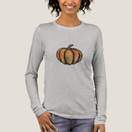 Waterverf pompoen Shirt