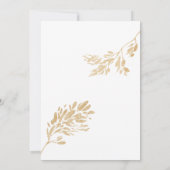 Waterverf Pompoen Sinaasappel Gouden Herfst Baby s Kaart (Achterkant)