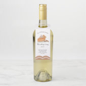 Waterverf pompoen taart esdoorn bladeren Thanksgiv Flessenhanger (Op fles)