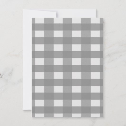 Waterverf pompoen Thanksgiving Diner | Gray Kaart (Achterkant)