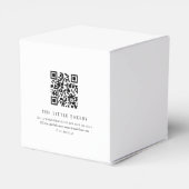 Waterverf pompoen Thanksgiving gebakken goederen Bedankdoosjes (Achterkant)