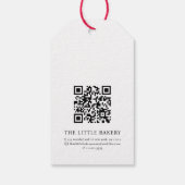 Waterverf Pompoen Thanksgiving Gebakken Goederen L Cadeaulabel (Achterkant)