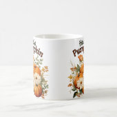 Waterverf pompoen vallen bladeren magische mok (Center)