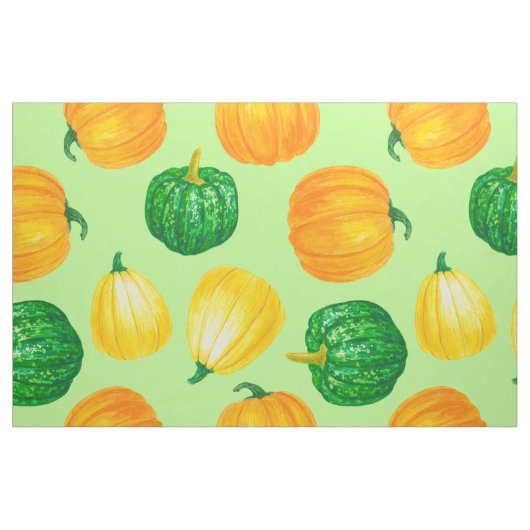 Waterverf pompoenen 2 stof (Fat Quarter)