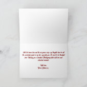 Waterverf Pompoenen Autumn Foliage Thanksgiving Kaart (Binnen)