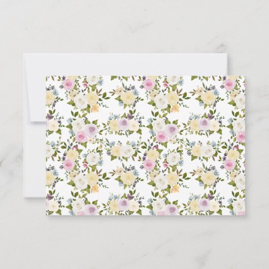 Waterverf pompoenen brengen een boek mee | BABY SH Kaart (Achterkant)