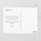 Waterverf Pompoenen en Esdoornbladeren Bedankt Briefkaart (Achterkant)