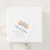 Waterverf Pompoenen Gemberpot Herfst Baby Shower Bedankjes Labels (In situ)