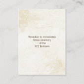 waterverf pompoenen herfst bruiloft receptie uitno informatiekaartje (Achterkant)