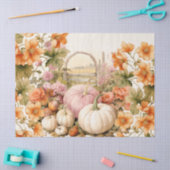 Waterverf Pompoenen & Herfst Foliage Decoupage Tissuepapier (Craft)