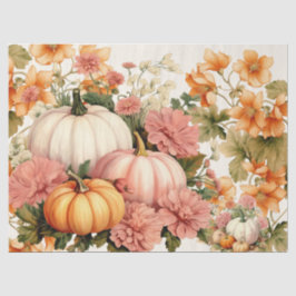 Waterverf Pompoenen & Herfst Foliage Decoupage Tissuepapier