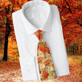  Waterverf pompoenen herfst Herfst Sinaasappel Stropdas