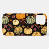 Waterverf pompoenen: herfst naadloos patroon. Case-Mate iPhone case (Achterkant (horizontaal))