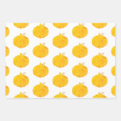 Waterverf pompoenen inpakpapier vel (Voorkant 3)