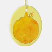Waterverf pompoenen keramisch ornament (Rechts)