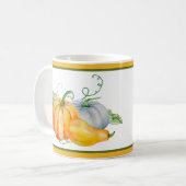 Waterverf pompoenen  koffiemok (Voorkant links)