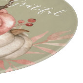 Waterverf Pompoenen op Sage Snijplank (Hoek)