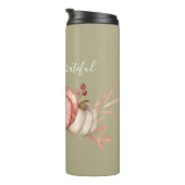  Waterverf Pompoenen op Sage Thermosbeker (Geroteerd rechts)