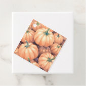 Waterverf pompoenen Thanksgiving Halloween Bedankjes Labels (In situ)