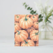 Waterverf pompoenen Thanksgiving Halloween Feestdagenkaart (Staand voorkant)