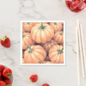 Waterverf pompoenen Thanksgiving Halloween Servet (Insitu)