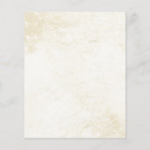 Waterverf pompoenen vallen onder huwelijksuitnodig (Achterkant)