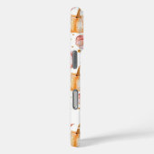 Waterverf Pompoenpatroon met naam Case-Mate iPhone Case (Achterkant / Rechts)