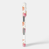 Waterverf Pompoenpatroon met naam Case-Mate iPhone Case (Achterkant / Rechts)