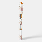 Waterverf Pompoenpatroon met naam Case-Mate iPhone Case (Achterkant / Rechts)